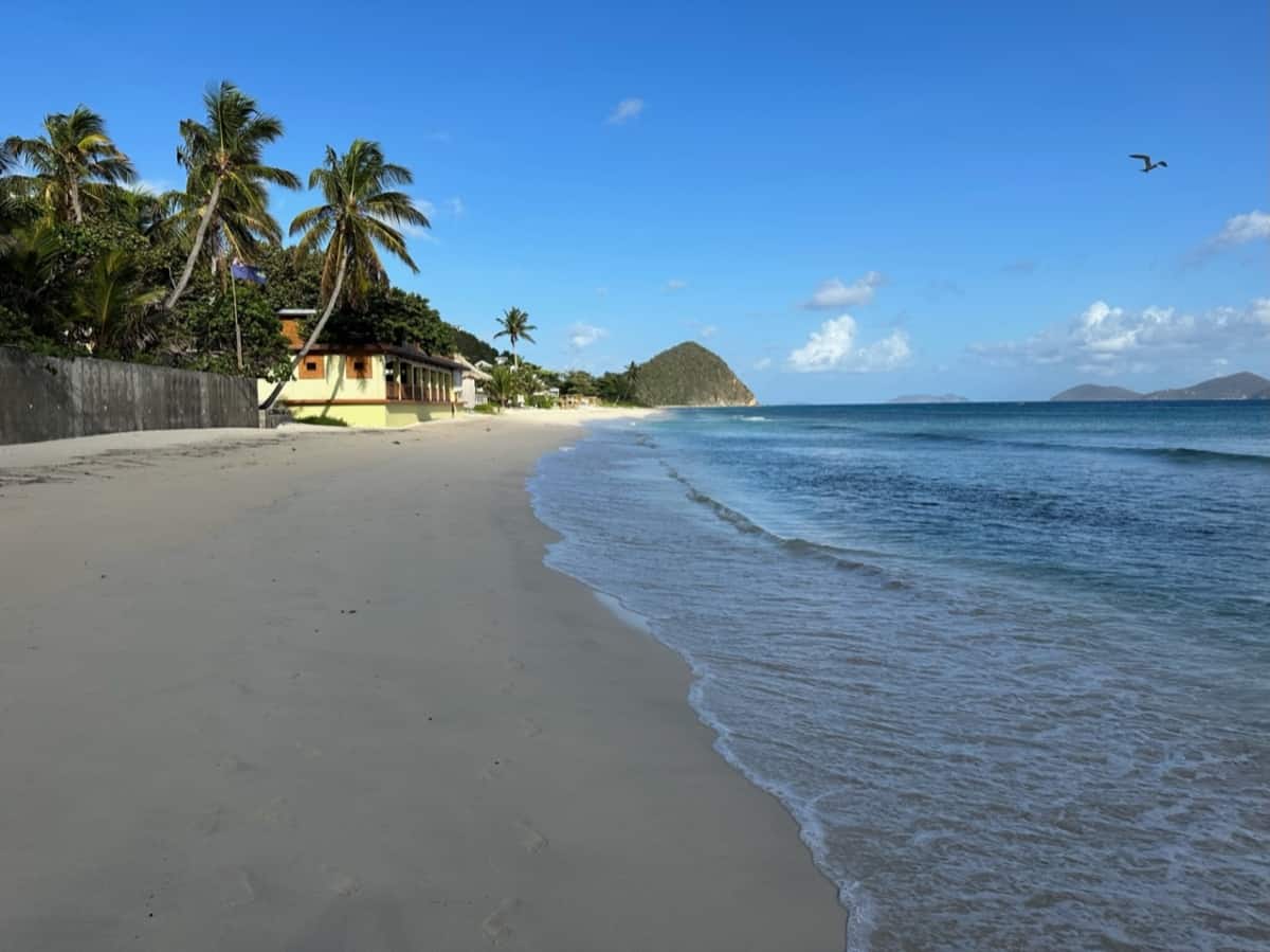 Long Bay Beach in British Virgin Islands