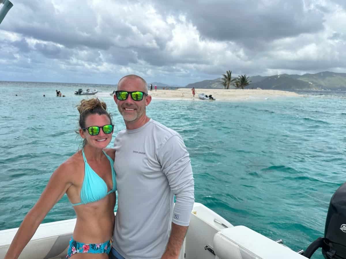 Christy and Husband at Sandy Spit