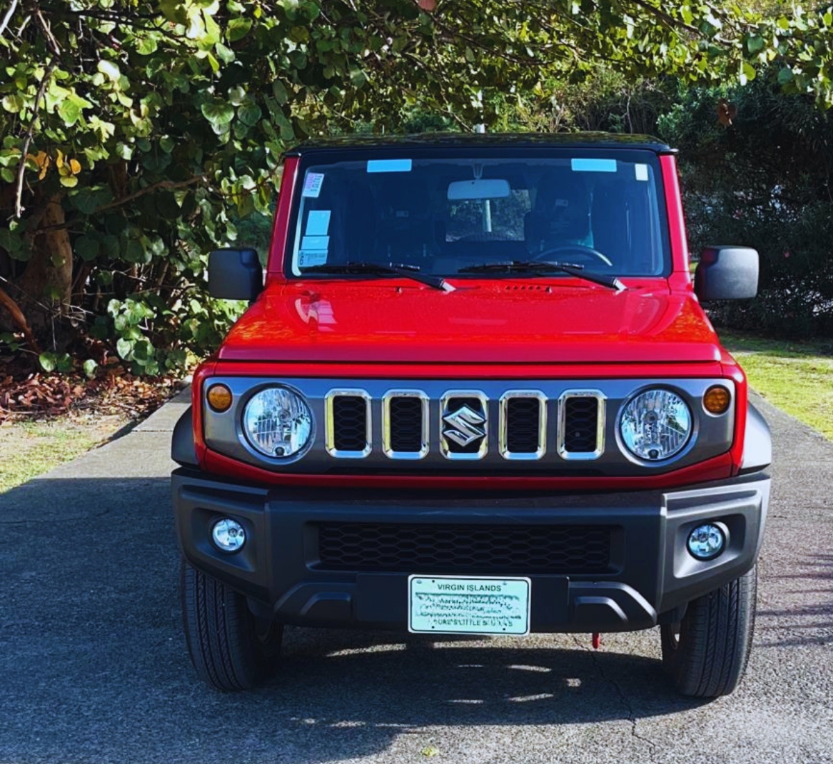 Soper's Hole Car Rental jeep