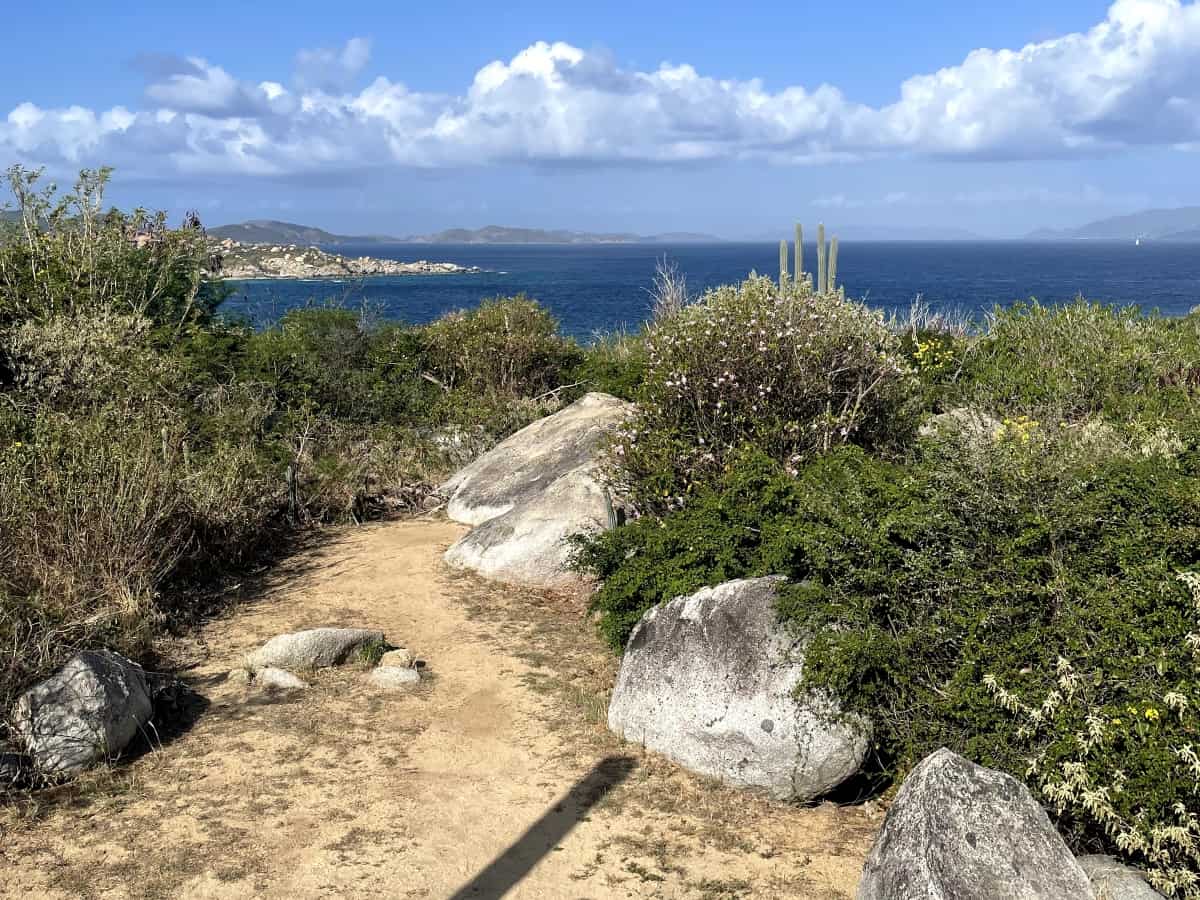 BVI Hiking near resort