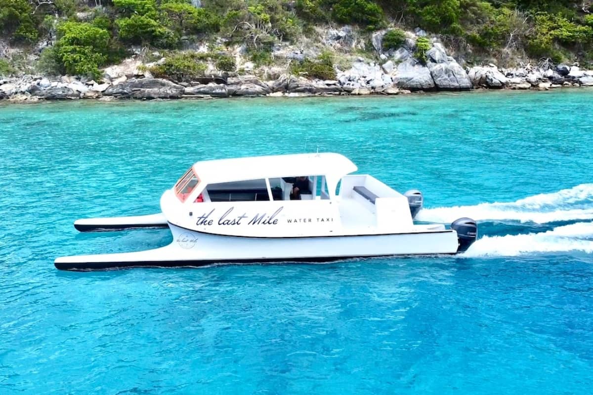 Last Mile Water Taxi aerial view