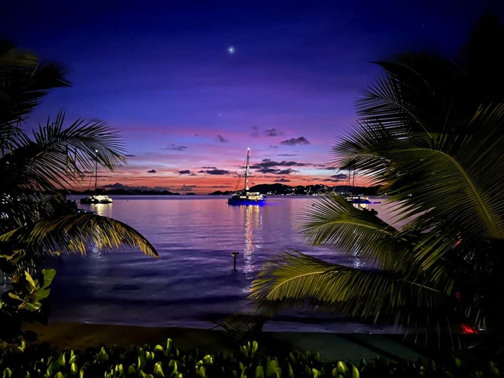 Cooper Island Sunset