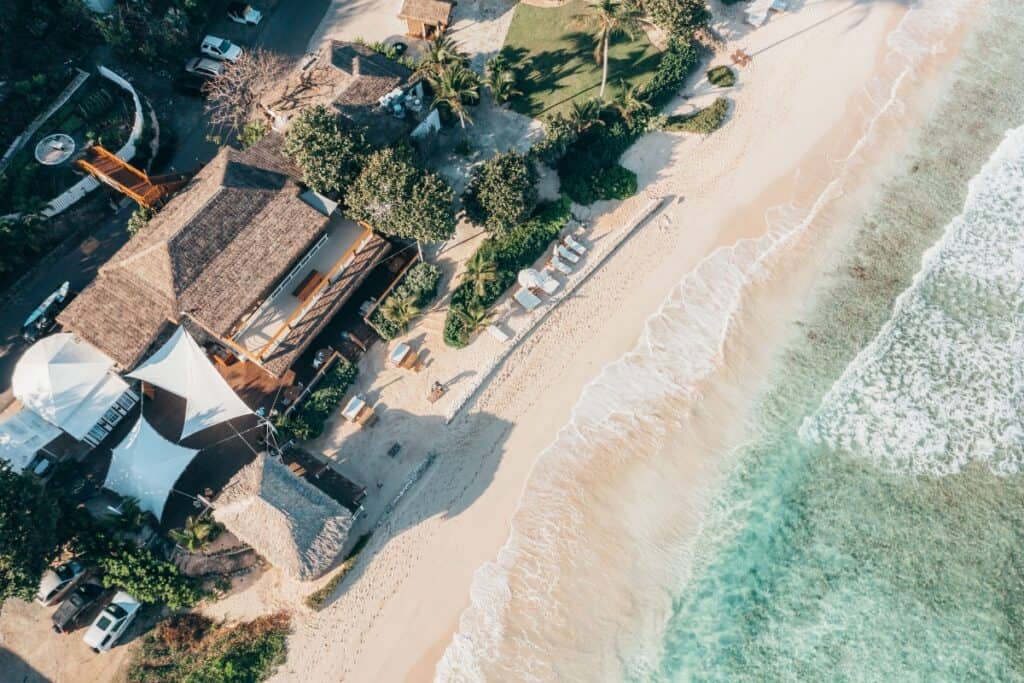 Long Bay Beach Resort aerial view